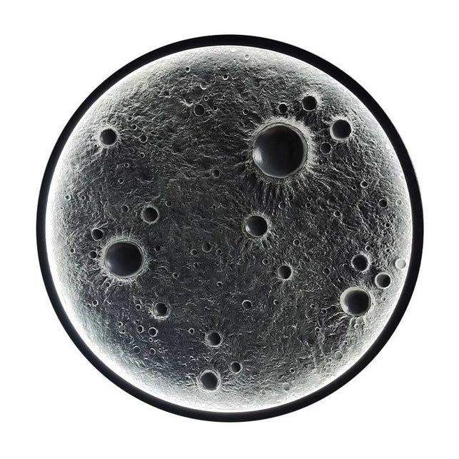 Realistic Resin Moon Wall LampMoon Wall Light, Moon Light Wall Decor for Kids' Room Decor | Living Room Lighting | Mood Lighting