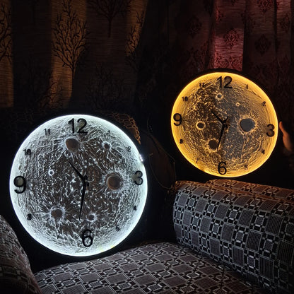 Moon Clock – Artistic LED Wall Décor ||₨ 4,500