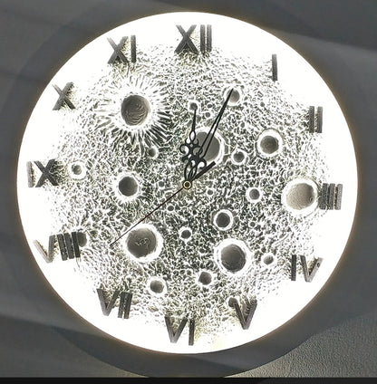 Moon Clock – Artistic LED Wall Décor ||₨ 4,500