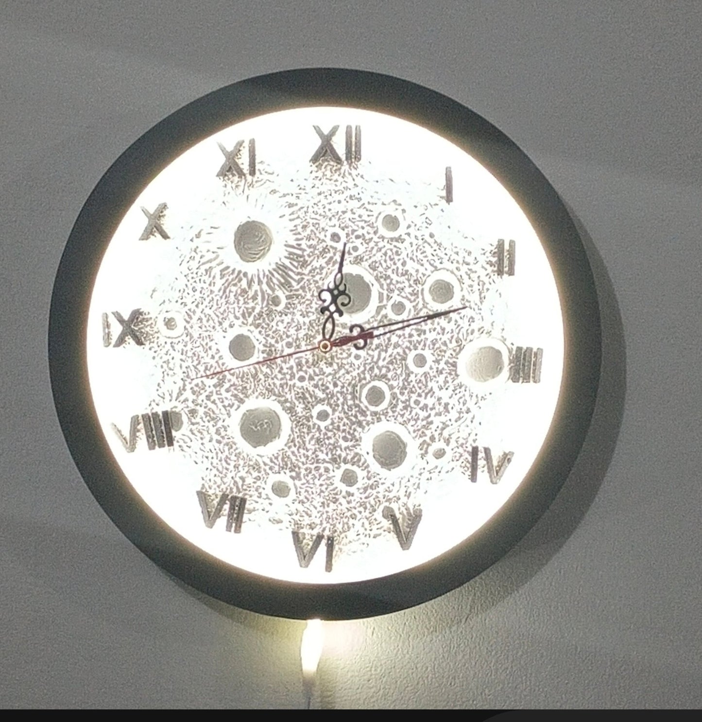 Moon Clock – Artistic LED Wall Décor ||₨ 4,500